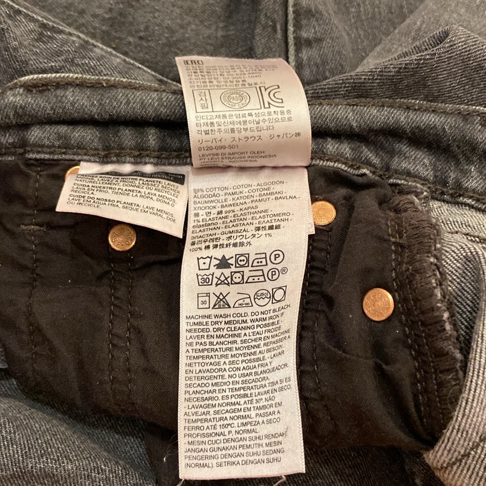 ♥️ HOST PICK ♥ LEVIS Premium Ribcage Straight 29W x 21L PETITE cropped high rise - Picture 9 of 11